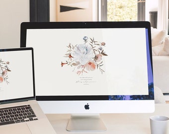 PSALMS 121:8, Bible Verse Desktop Wallpaper, Watercolor Floral PC Wallpaper, Christian Scripture, Inspirational Quote Background, Laptop&Mac