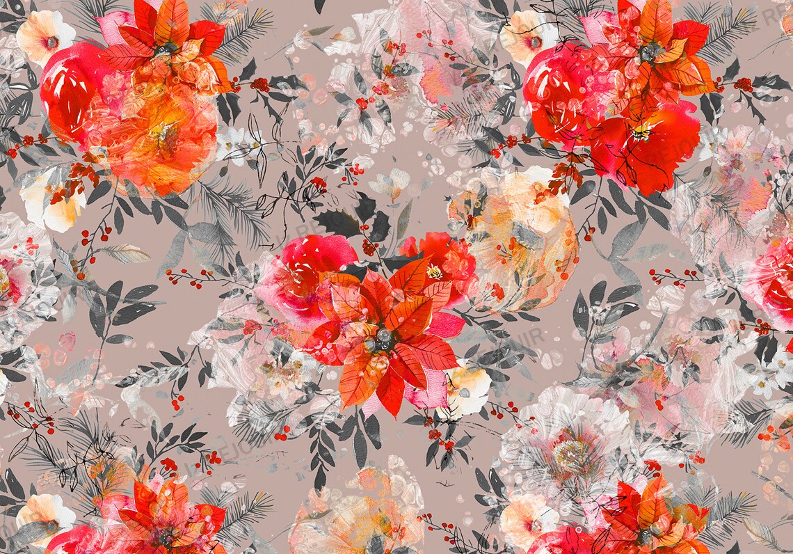 Floral iPad Wallpaper, Flower iPad Background, iPad Pro, 12.9/11/10.5