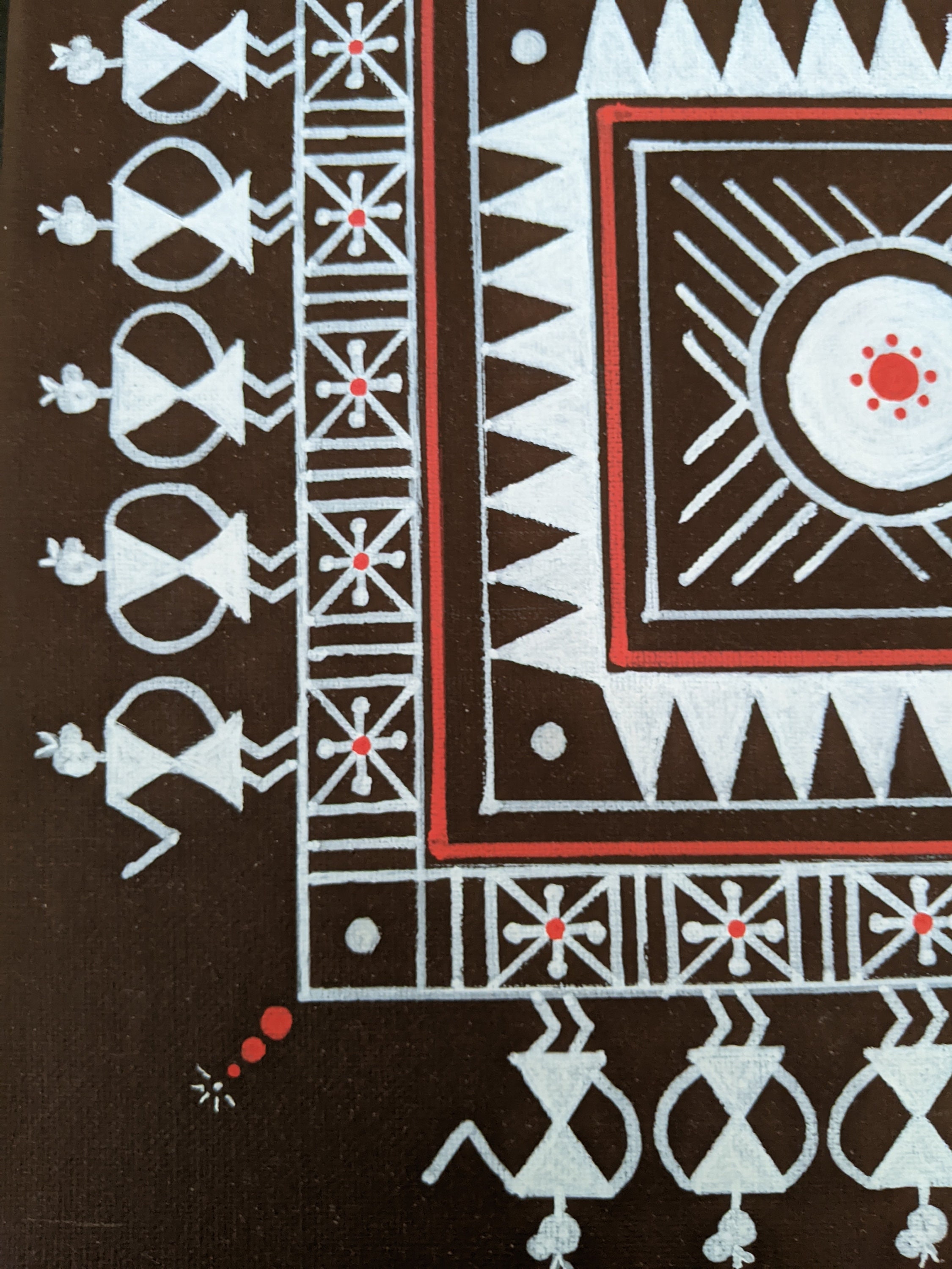 Warli Painting Rangoli