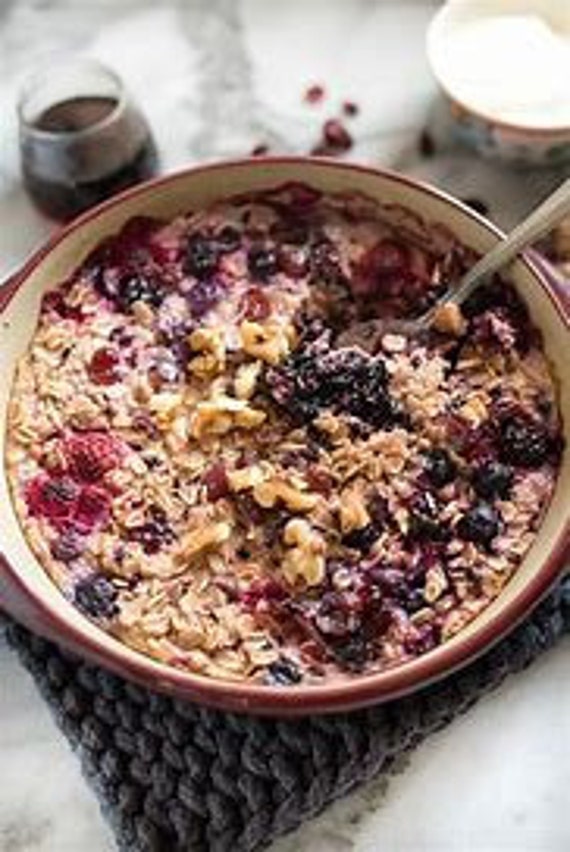 Mixed Berry Oatmeal - Etsy