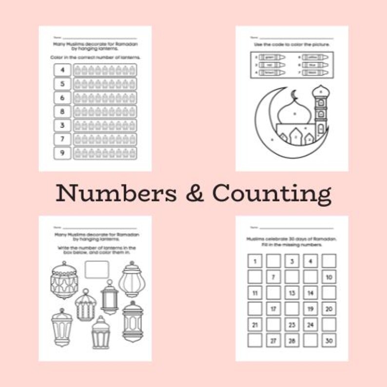 Ramadan Worksheets.pdf Ramadan Classroom Activity Pack | Coloring, Writing, Mazes (printable ...