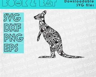 Download Kangaroo Mandala Svg Etsy