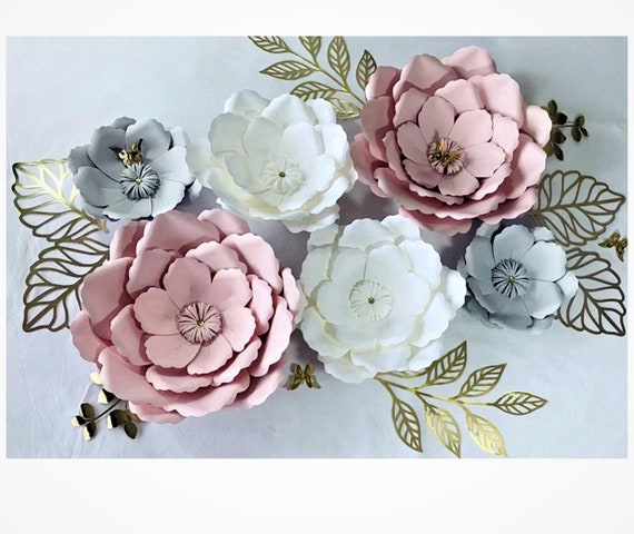 Manualidades para adultos : Flores en 3D de papel, Crafting for Adults :  3D Cri-Cut Flowers