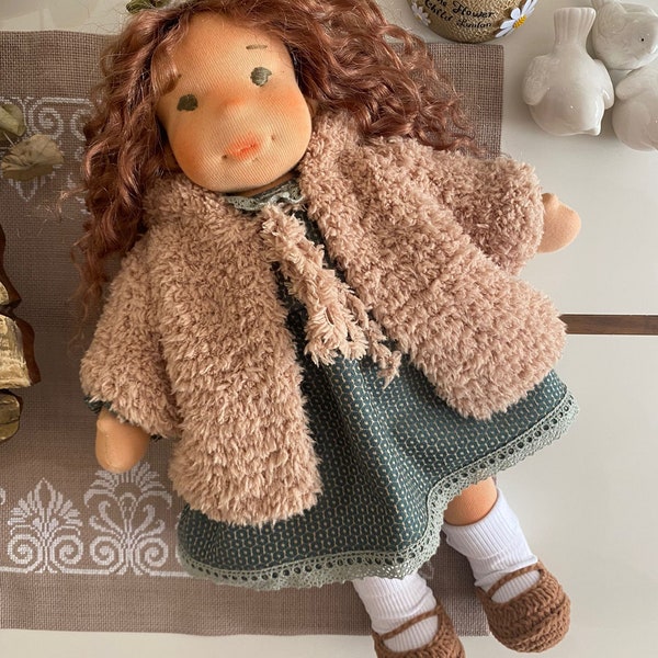 Waldorf Baby Doll, Waldorf Toys, Waldorf Doll Clothes, Handmade & Organic Waldorf Doll for Children With Set of Clothes