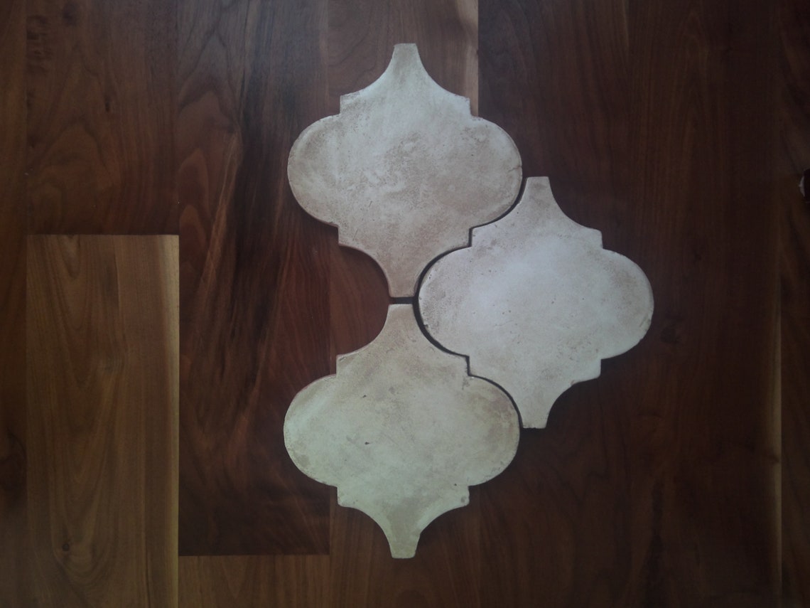 Hand Painted Terracotta Tile Classic Yet Contemporary Unique Etsy