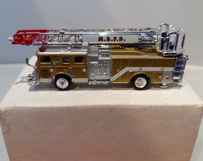 Matchbox 50th Anniversary Seagrave Meanstick Fire Engine Tender