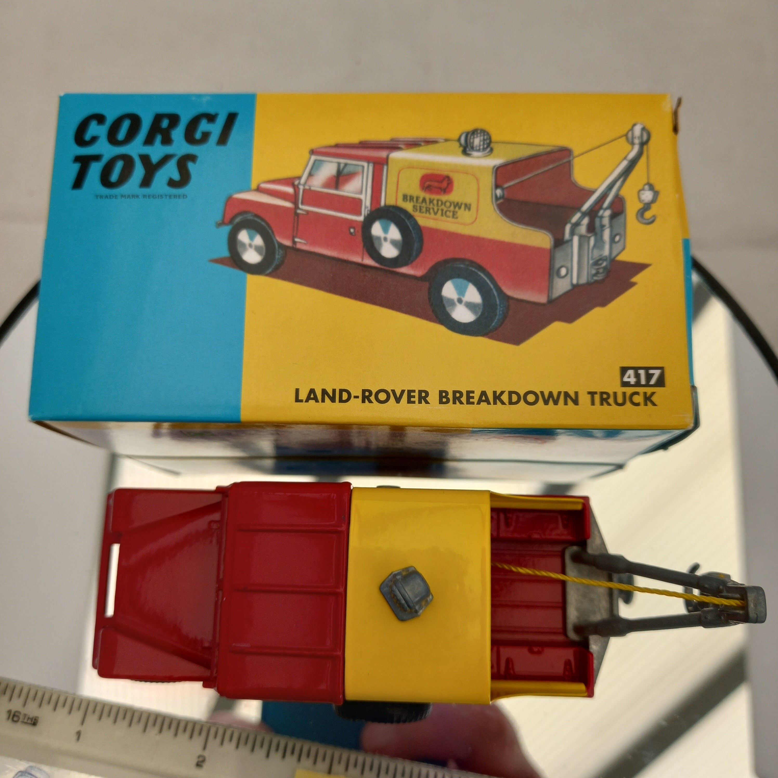 Corgi Toys N°417 - Land Rover Breakdown Truck - Vintage 1/43 - Zamak