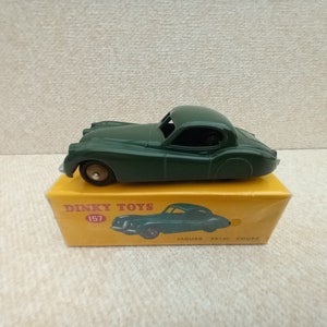 Dinky De Agostini Mattel No.157 Jaguar XK120 finished in green. Still sealed