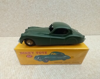 Dinky De Agostini Mattel No.157 Jaguar XK120 finished in green. Still sealed