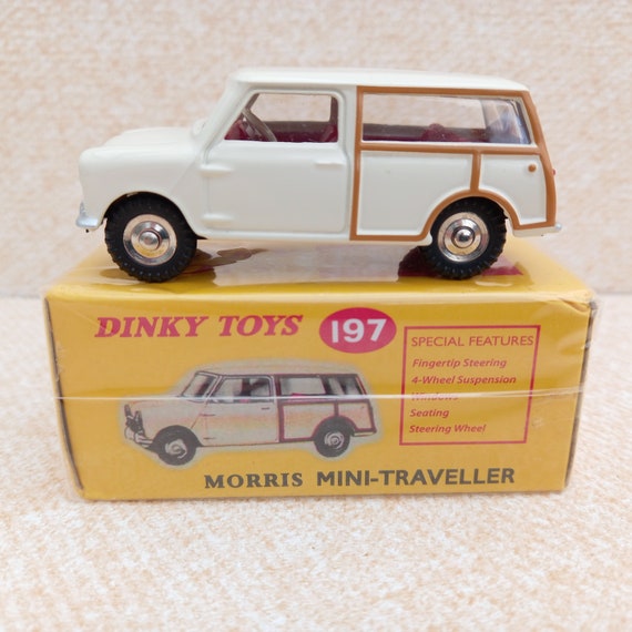 希少　DINKY TOYS MINI MINOR ミニカー　ヴィンテージ　レトロ Dinky De Agostini Mattel No.197 Morris Mini Traveller Finished in