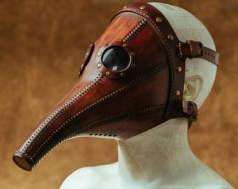 Máscara de médico de la peste / Inspirada en Hieronymus Bosch / Pico Steampunk / Hecha en Rumania