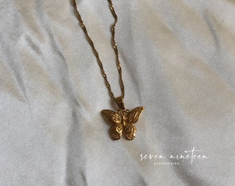 Gold Butterfly Necklace