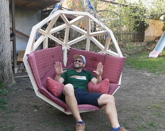 The ULTIMATE lounge chair made of wood - construction plan for you to build it yourself!
