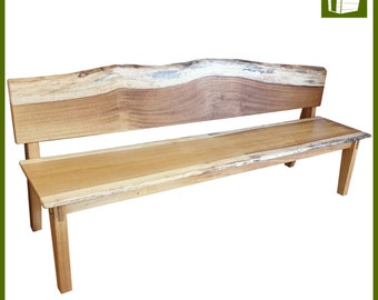 XXL wooden bench - blueprint to build yourself!