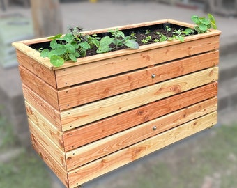 PREMIUM wooden raised bed - blueprint to build yourself!