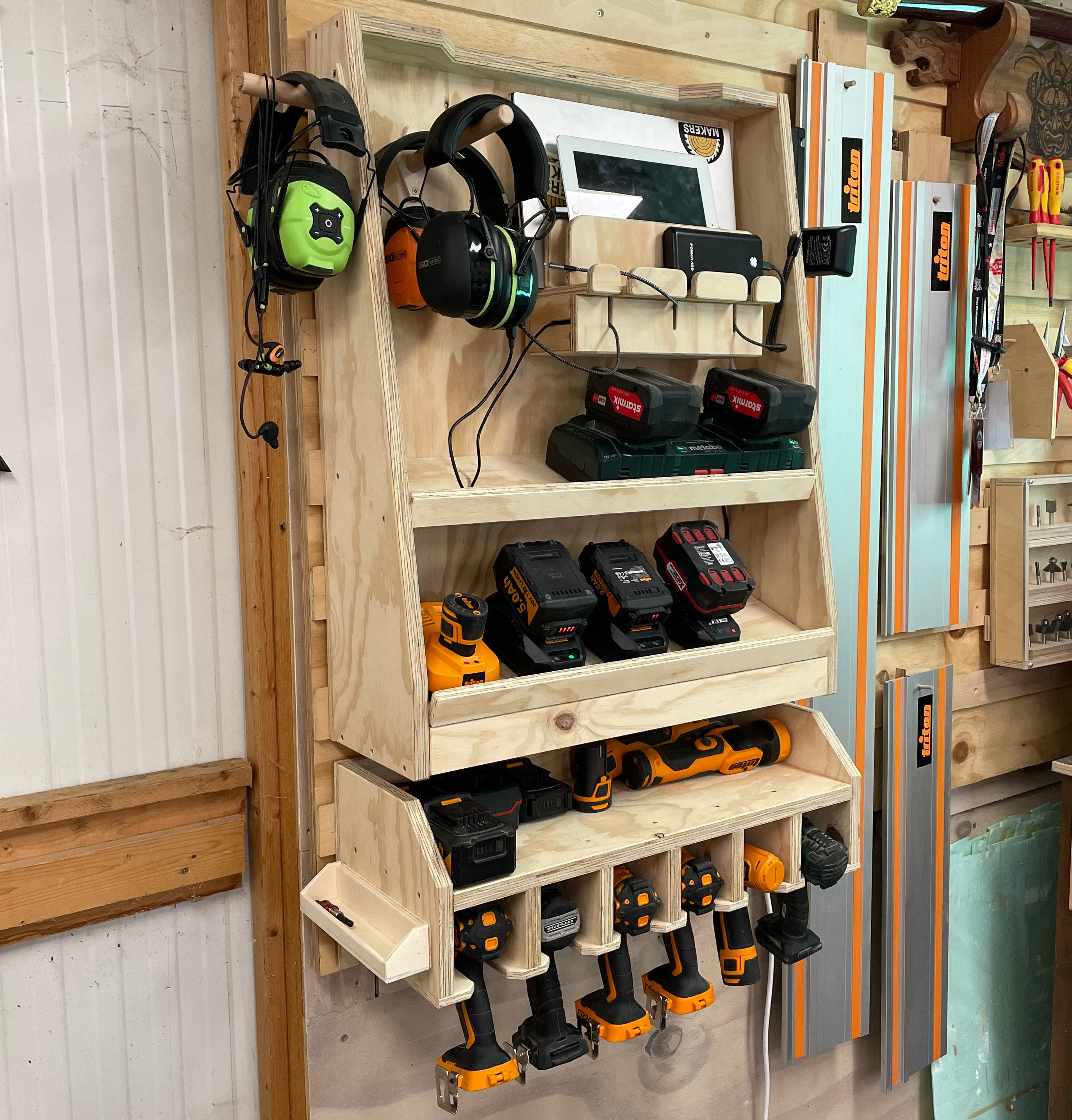 Multi Charging Station for EVERY Workshop large Version Construction Plan for You to Build Yourself Etsy