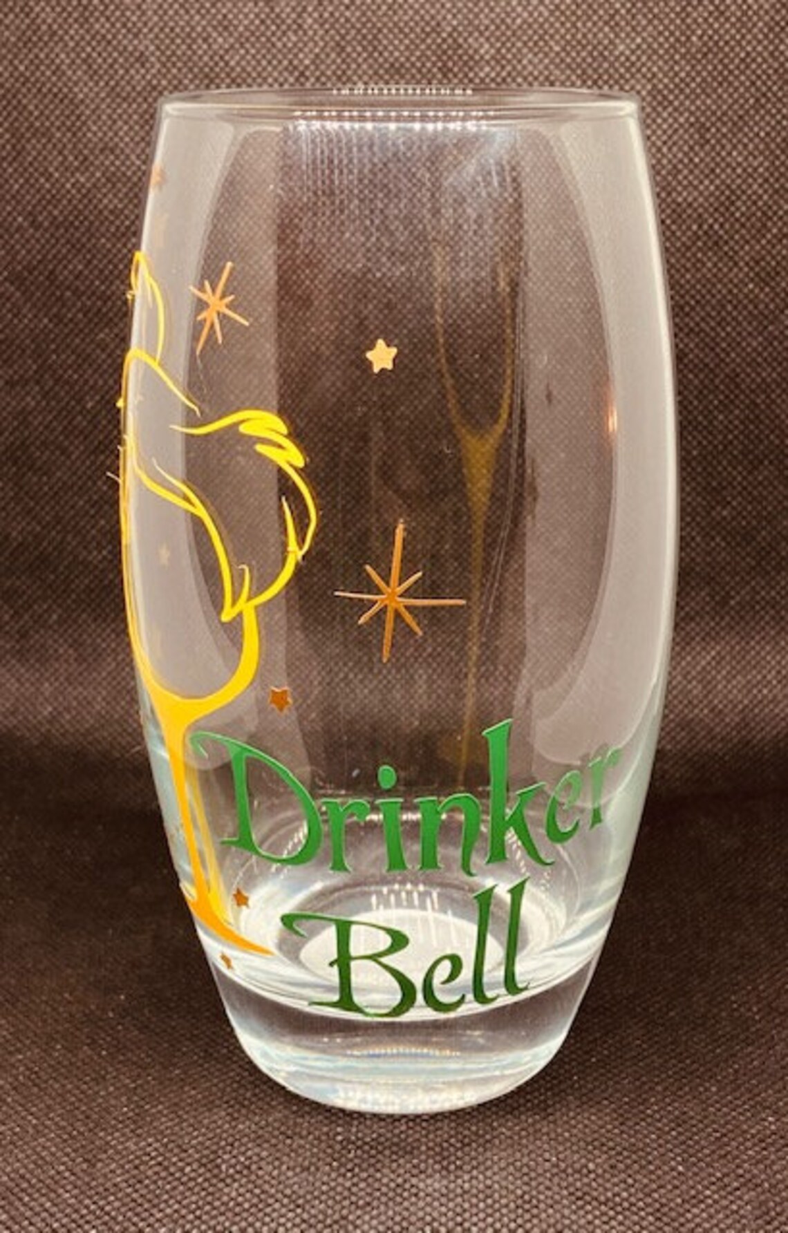 Tinkerbell Glass Etsy