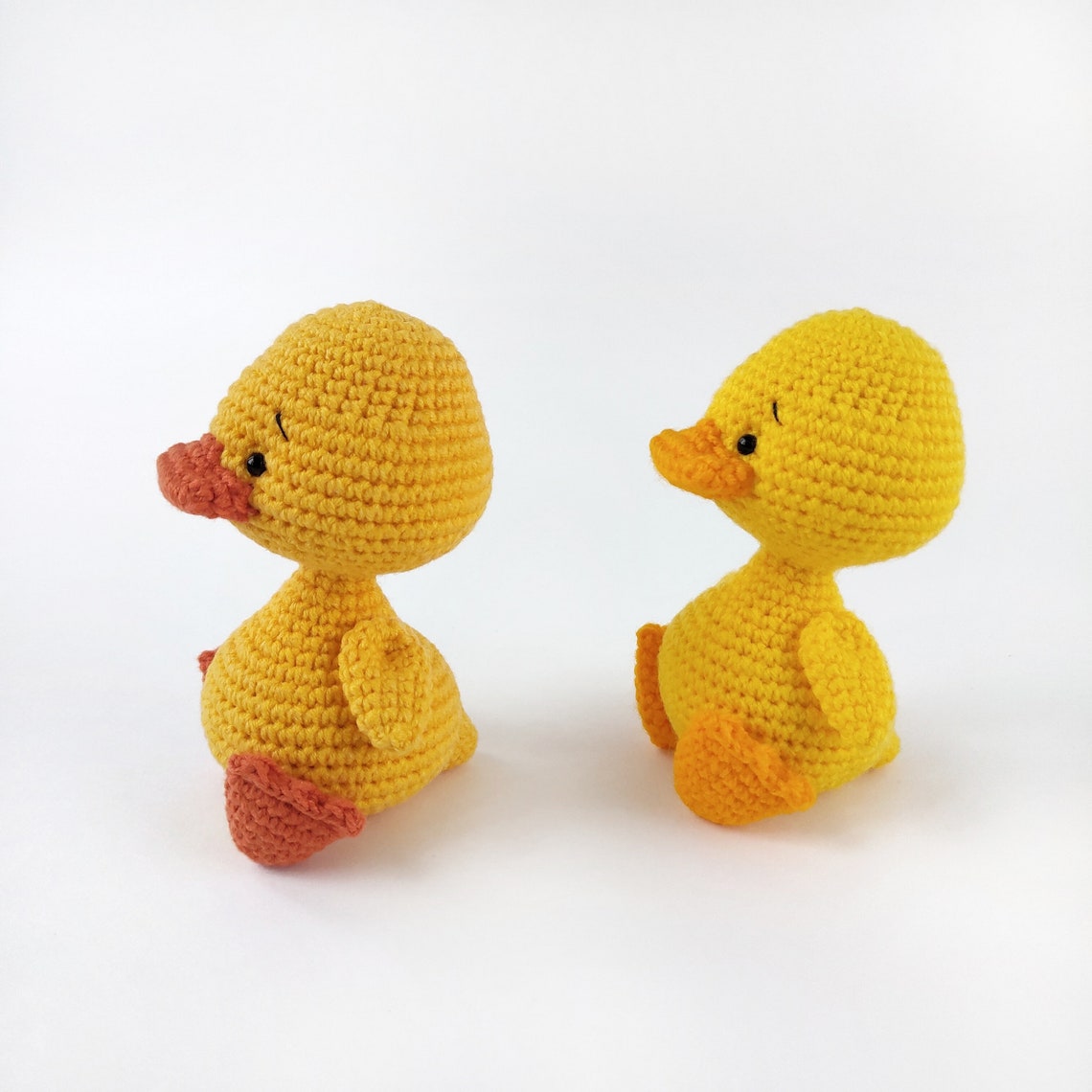 Cute crochet duck toy pattern Easter duckling amigurumi Etsy