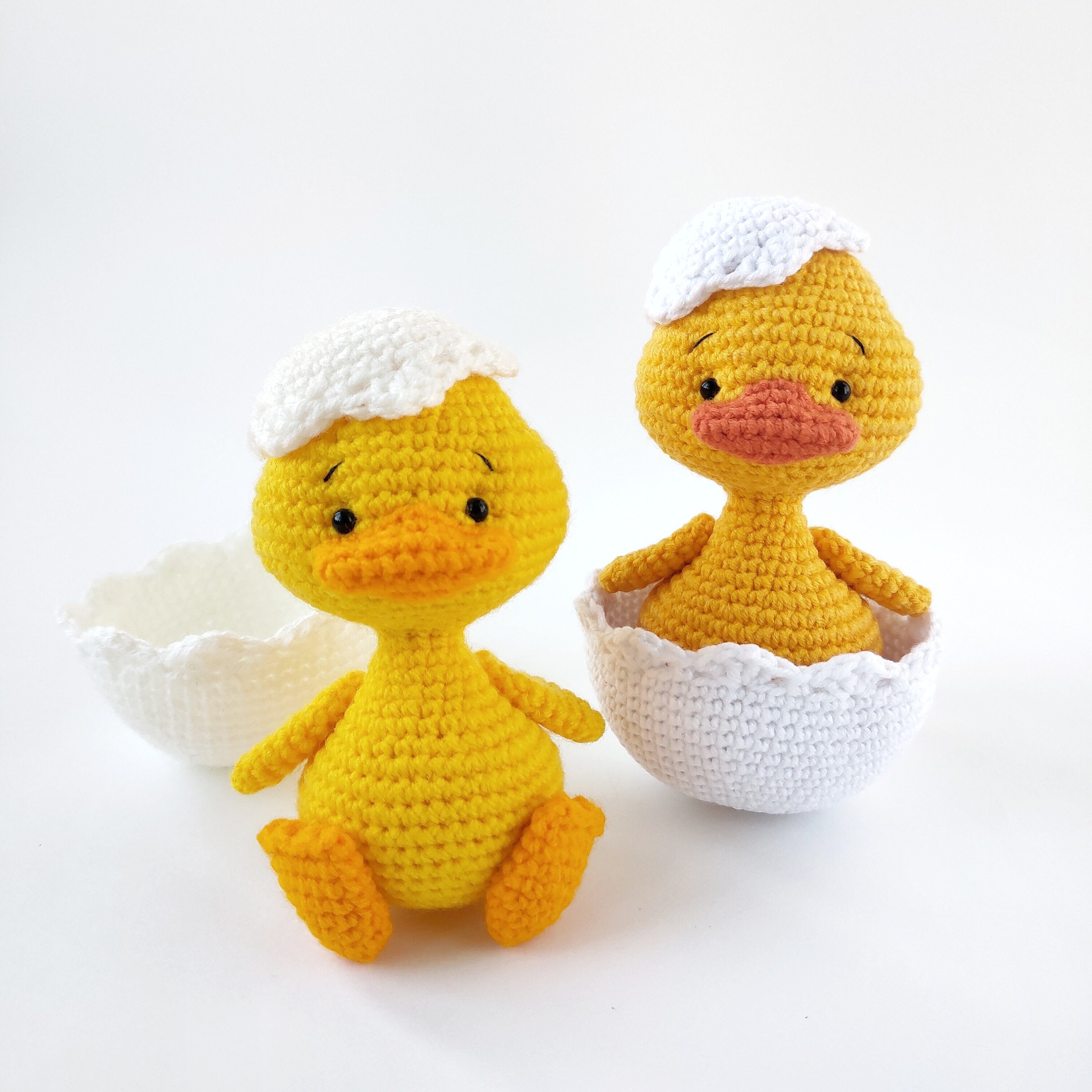 Cute crochet duck toy pattern Easter duckling amigurumi Etsy
