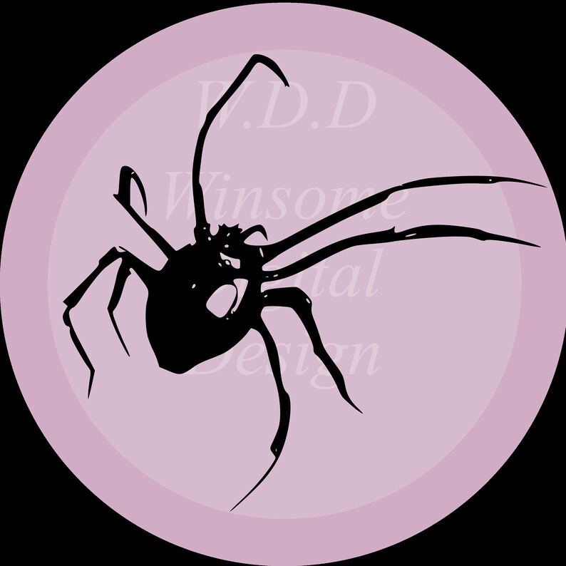 Spider Svg Animal Print SVG Cut File black spider Svg Png DXF Pdf Digital Download file Spider SVG