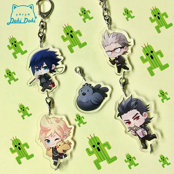 FINAL FANTASY 15 FFXV Acrylic Keychain Charms