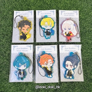 FE3H Fire Emblem Three Houses Rubber Strap keychain charm
