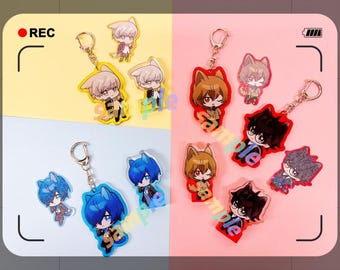 Persona P3 P4 P5 Cat Charm Keychain & Sticker
