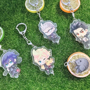 FINAL FANTASY FF15 FFXV Acrylic Keychain Charms