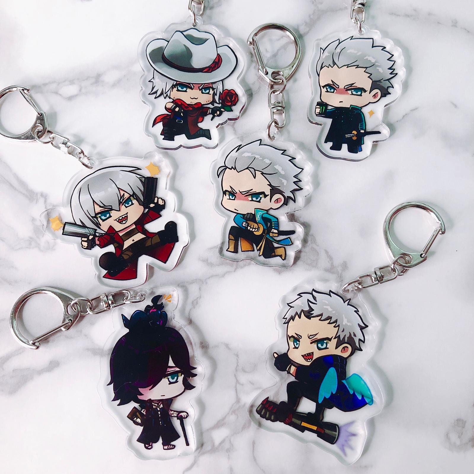DMC Devil May Cry Acrylic Keychain Charms - Etsy