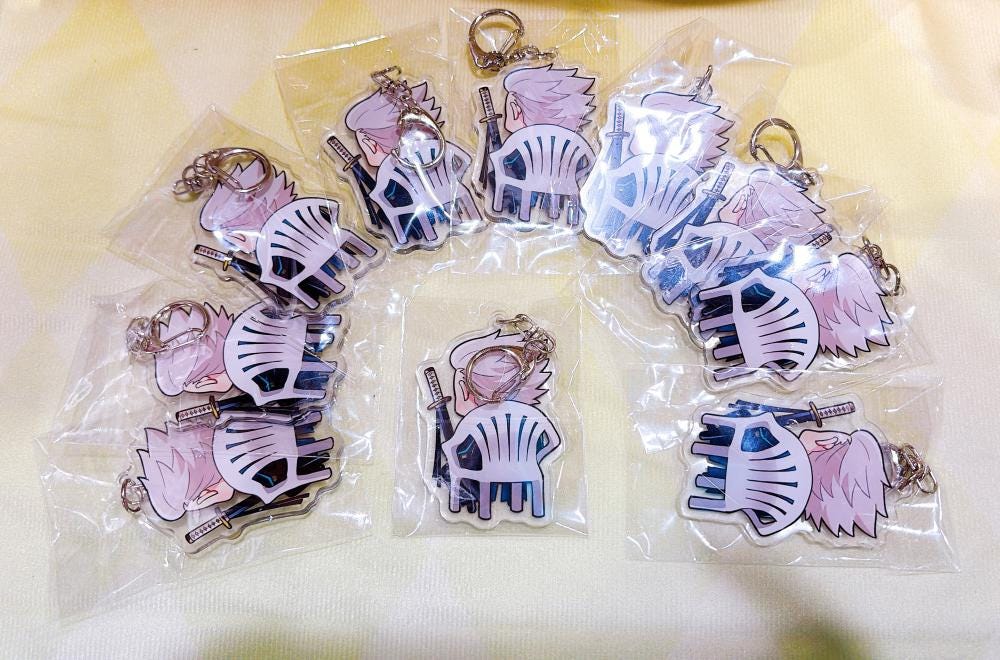 DMC Devil May Cry Acrylic Keychain Charms - Etsy