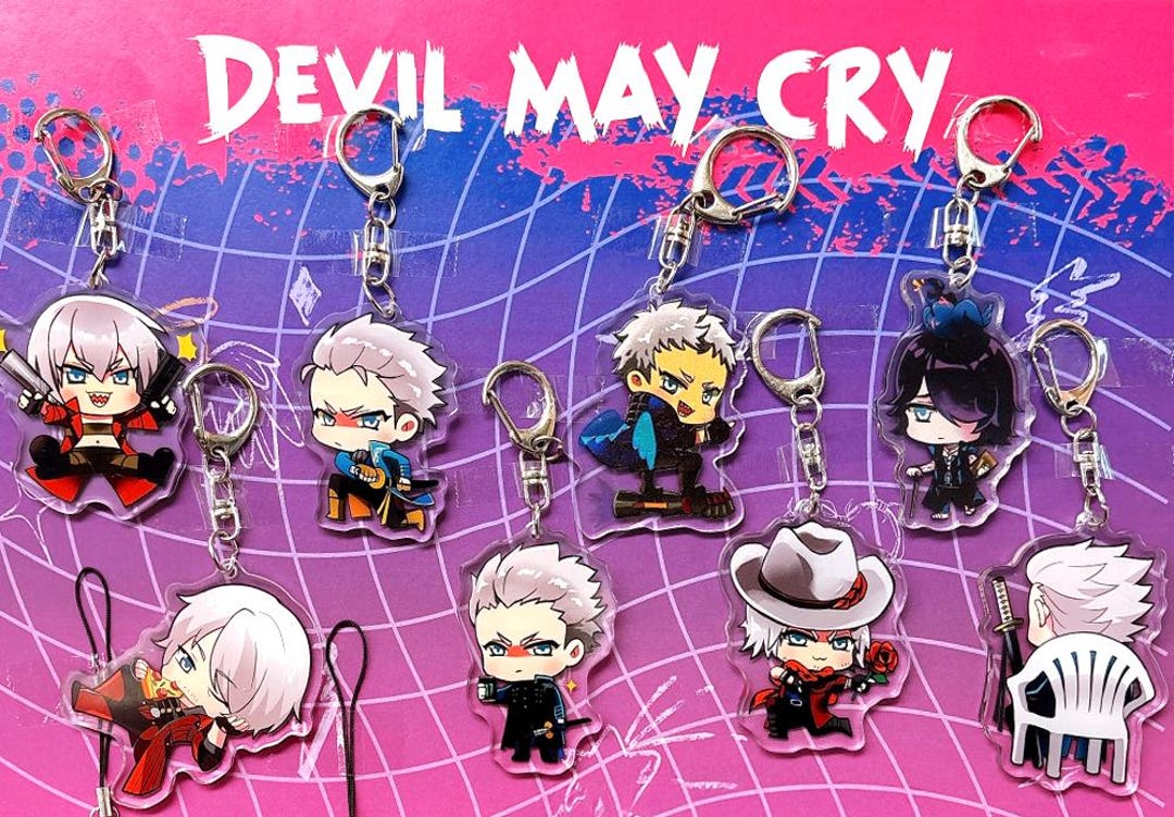 DMC Devil May Cry Acrylic Keychain Charms - Etsy