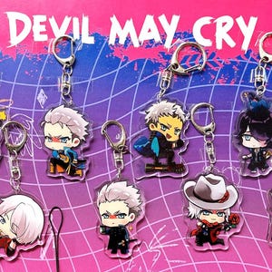 DMC Devil May Cry Acrylic Keychain Charms
