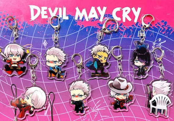 DMC Devil May Cry Acrylic Keychain Charms - Etsy