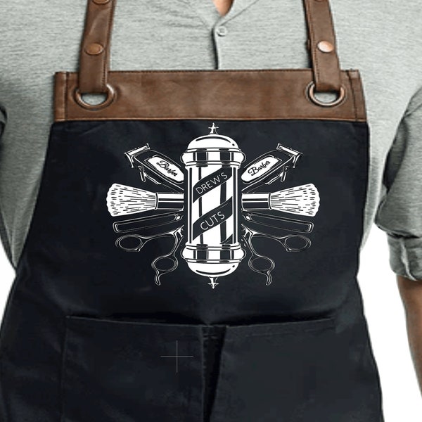 Barber Apron Etsy
