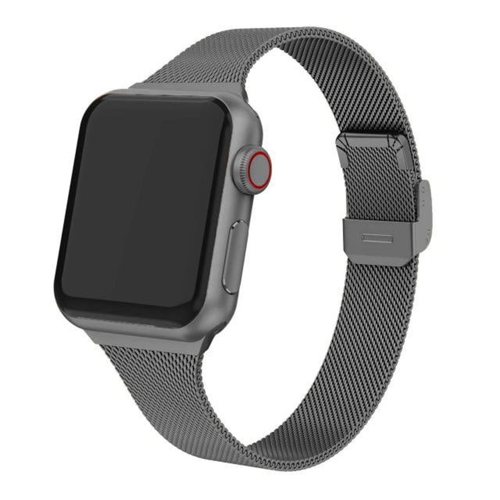 Space Gray Apple Watch Milanese band 44mm 42mm 40mm 38mm | Etsy