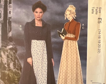 McCall's M7493 Historical Costume Pattern (Uncut) Sizes 14-22