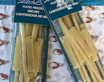 DMC-steekstrikzijdehouder voor volledige streng zonder op te winden, set van 2 (10 stuks in totaal: 20 stuks)