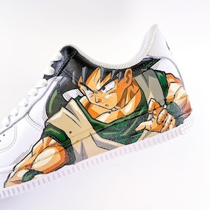 Custom ANIME Sneakers – Hand Painted DB Z Anime Shoes – DBZ Gift for Him/Her