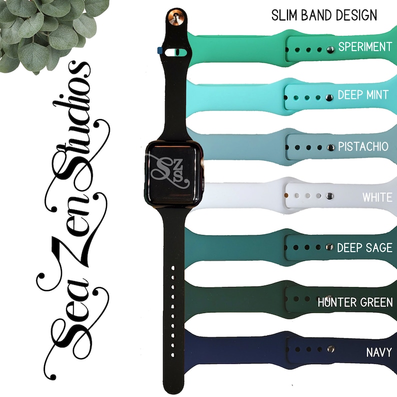 Not All Who Wander Are Lost Slim Silicone Watch Band Compatible with watch series SE 10/9/8/7/6/5/4/3/2/1 bild 8