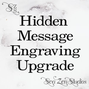 Hidden Message Custom Watch Band Engraving Upgrade