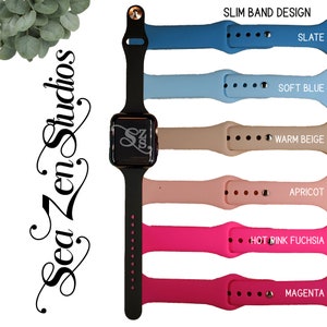Not All Who Wander Are Lost Slim Silicone Watch Band Compatible with watch series SE 10/9/8/7/6/5/4/3/2/1 bild 6