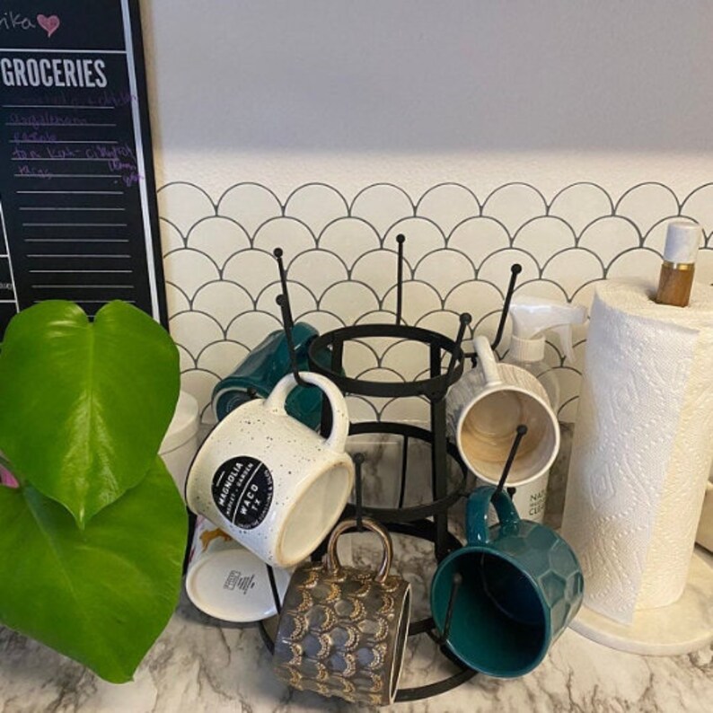 Scallops Backsplash Tile Decal White Peel and Stick Kitchen Etsy UK