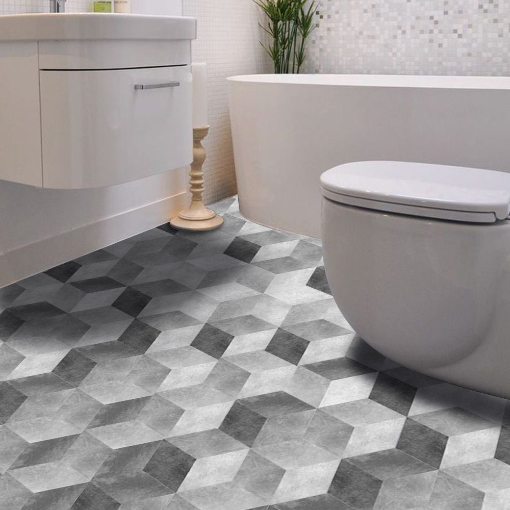 Bathroom peel and stick floor tiles - patrolLasi
