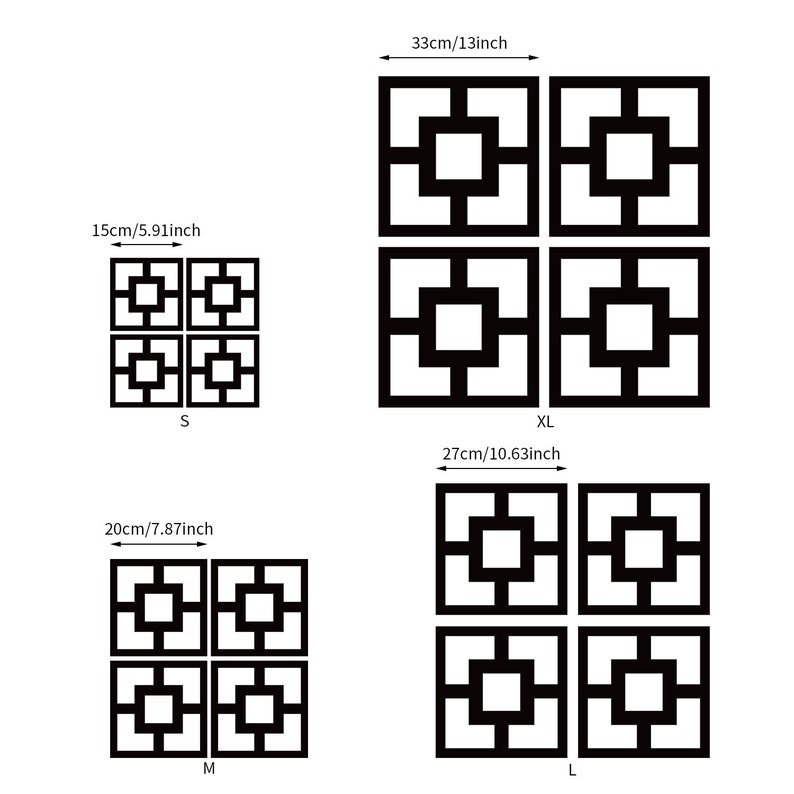 Art Deco Furniture & Wall Mirror Stickers Spanish Style Non Etsy UK