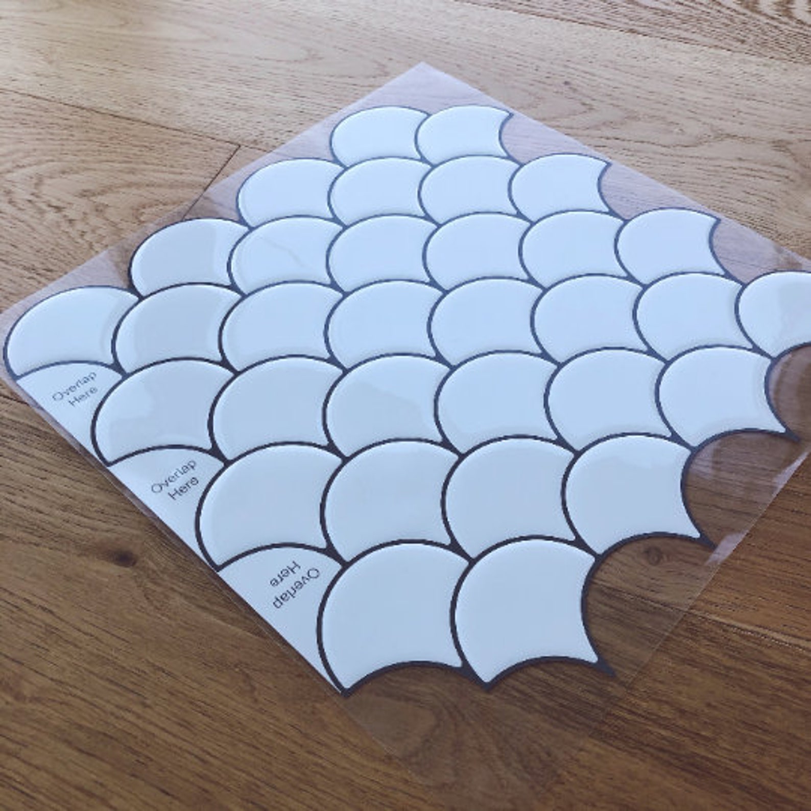 scallop peel and stick tile