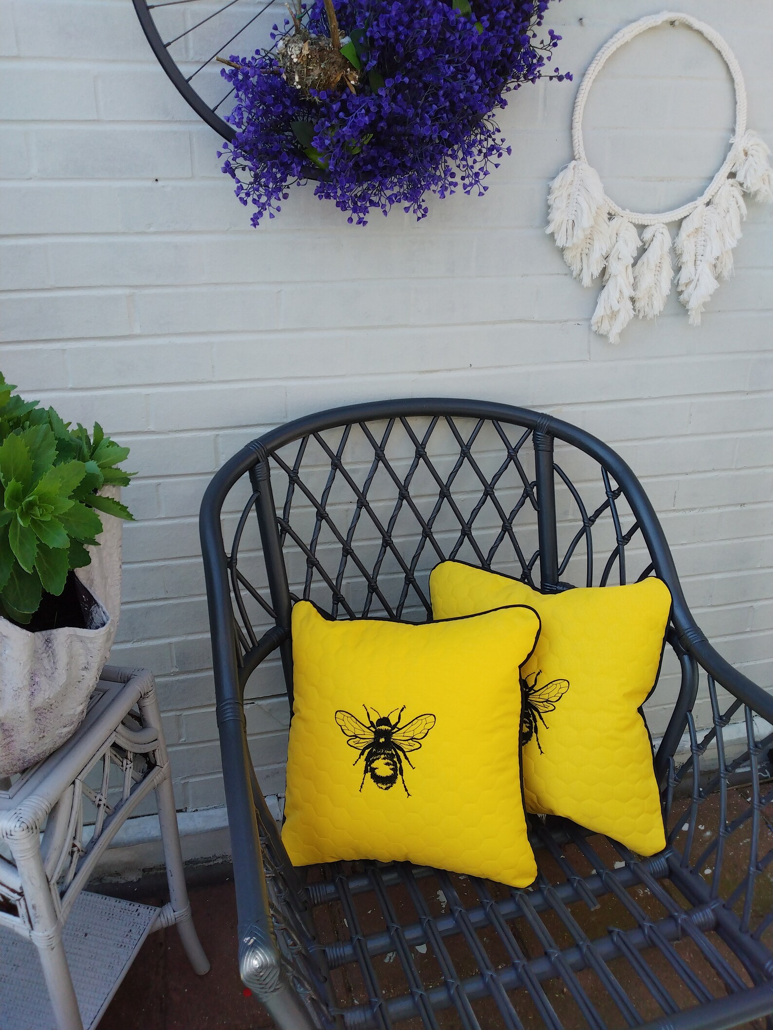 Outdoor waterproof cushion cover waterresistant garden Etsy