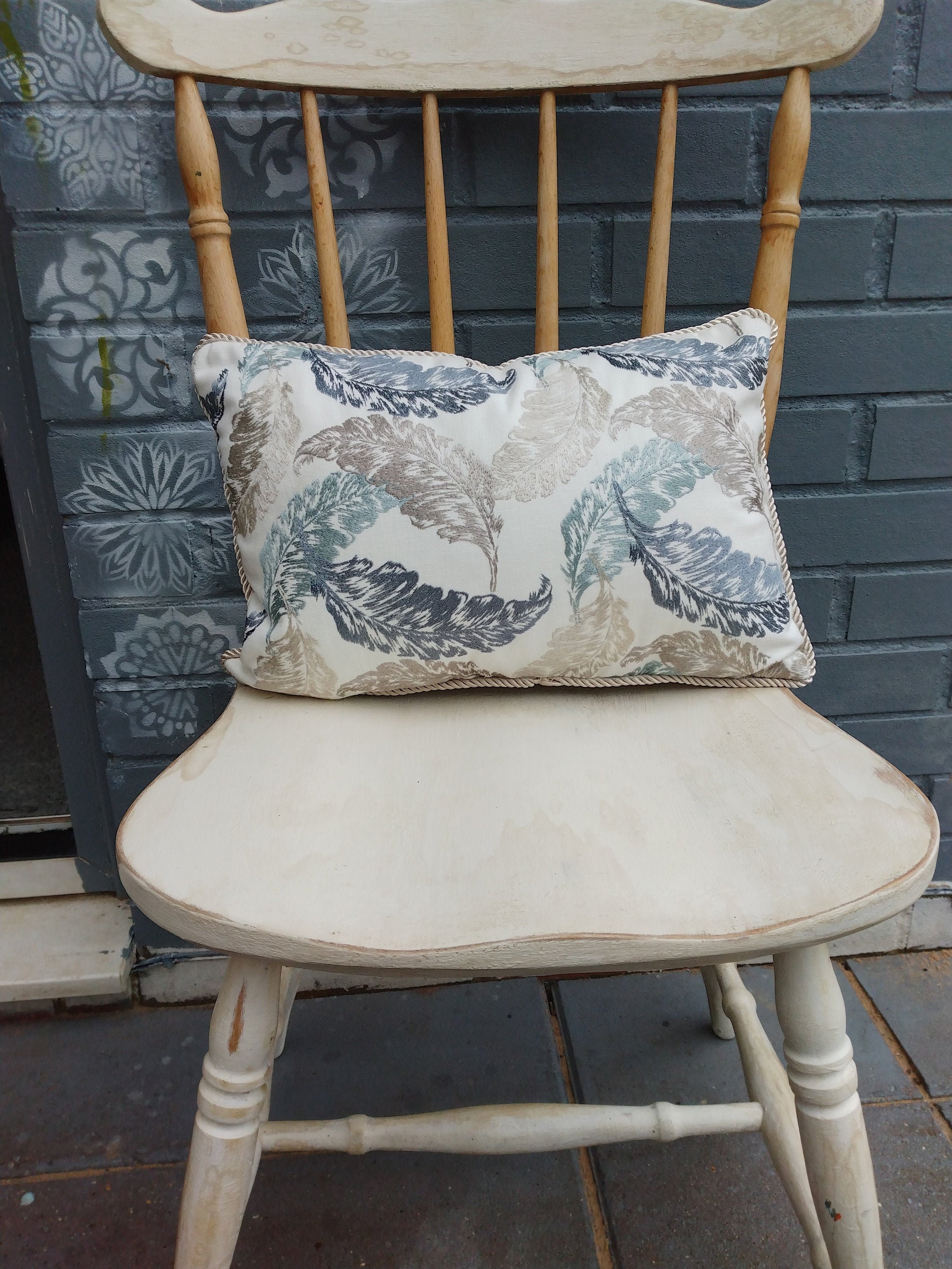 bestickte sofakissen