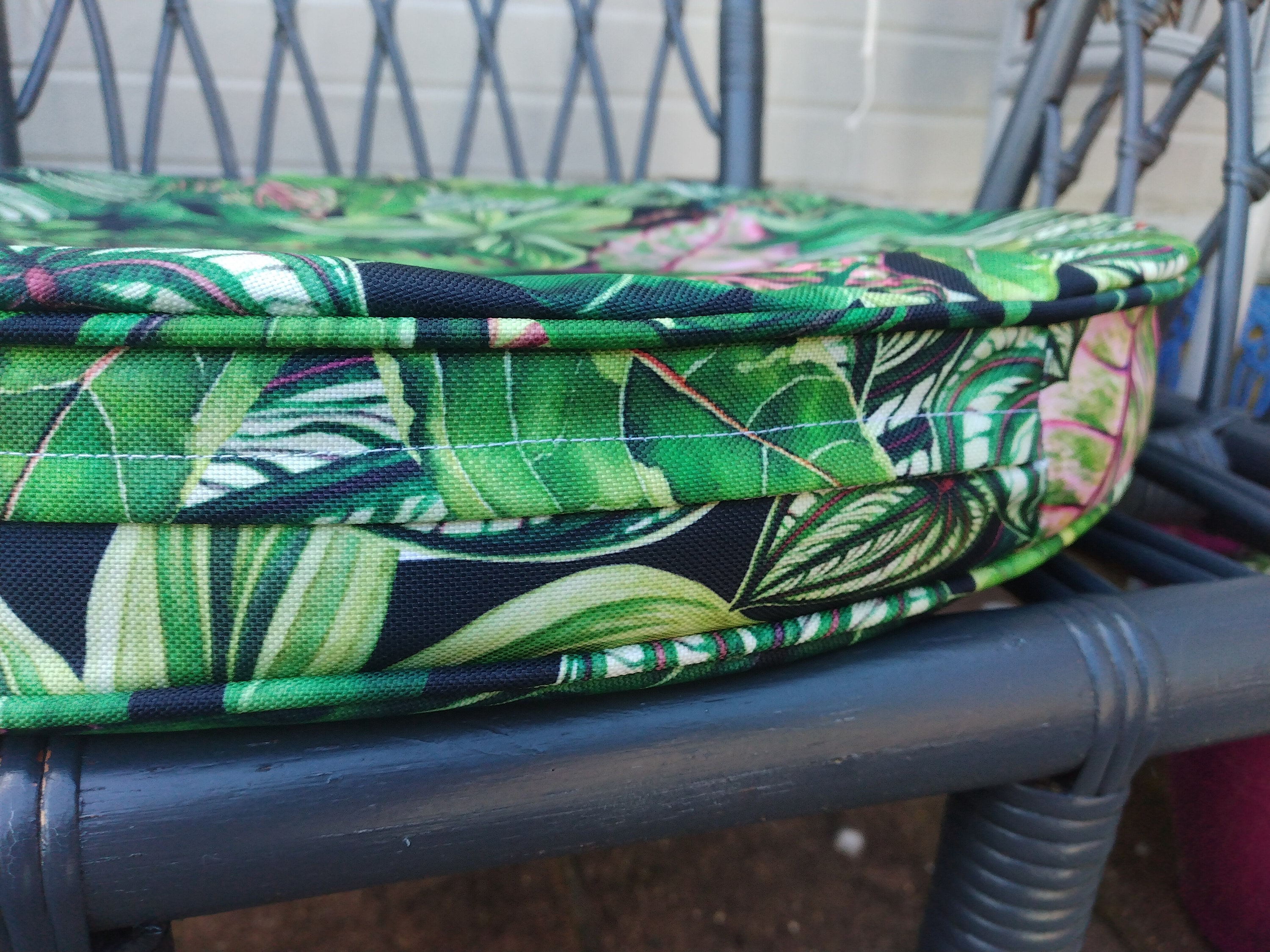 Custome made to measure round seat cushions garden waterproof | Etsy