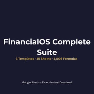 Freelancer Finance Bundle | 3 Templates | Financial OS + Invoice Tracker + Pricing Calculator