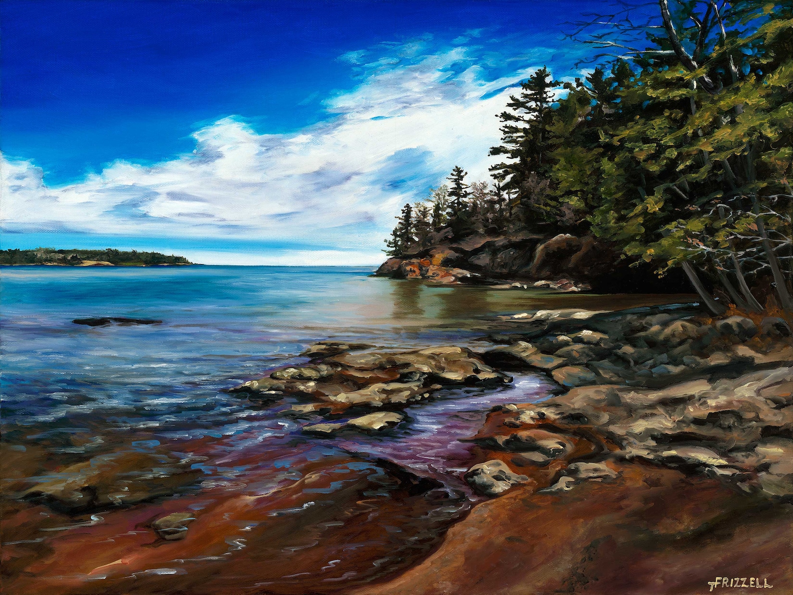 Lake Superior Waves on Lakeshore artwork giclee wall art Etsy